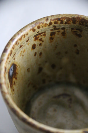 We love the golden hues of our Japanese ceramic 'Field' cup - handmade in Japan and available at ZenbuHome.com