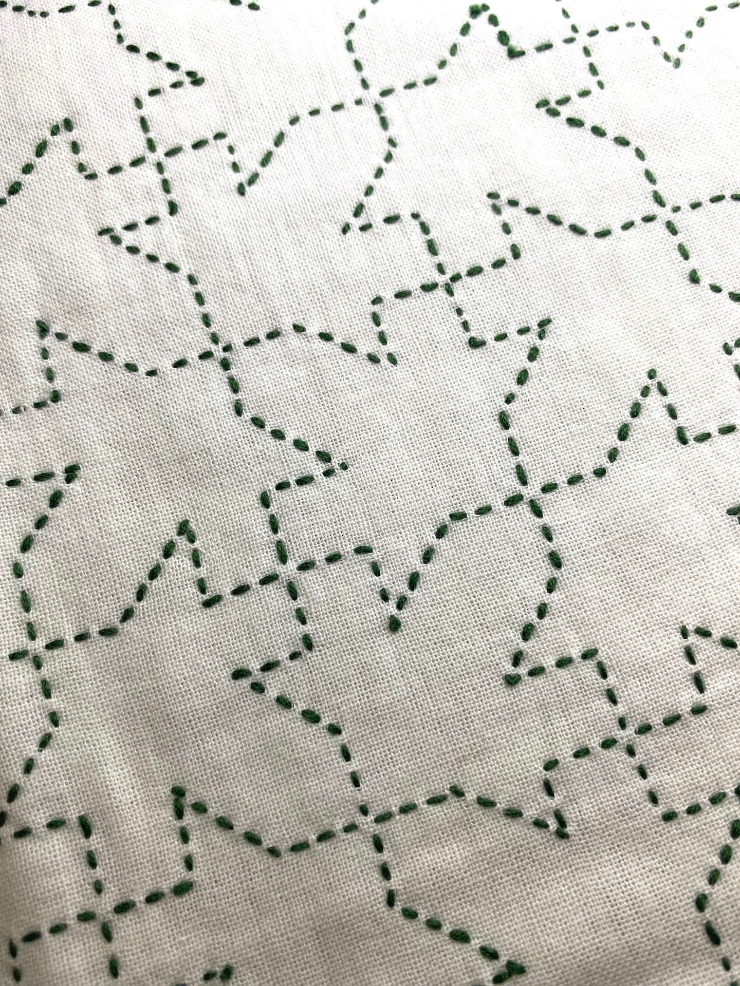 Sashiko table mats