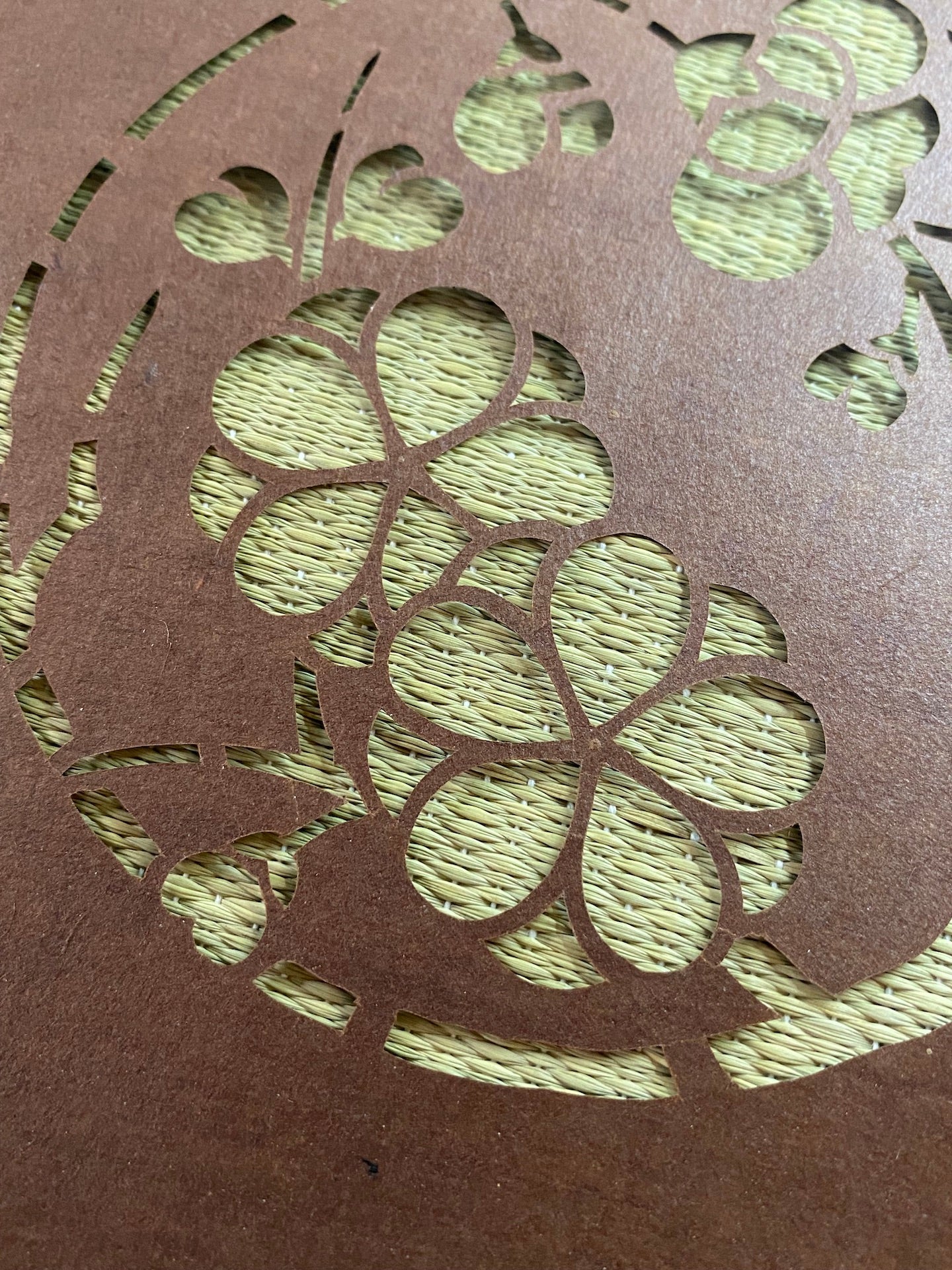 Vintage Katagami (paper stencils) - Plum