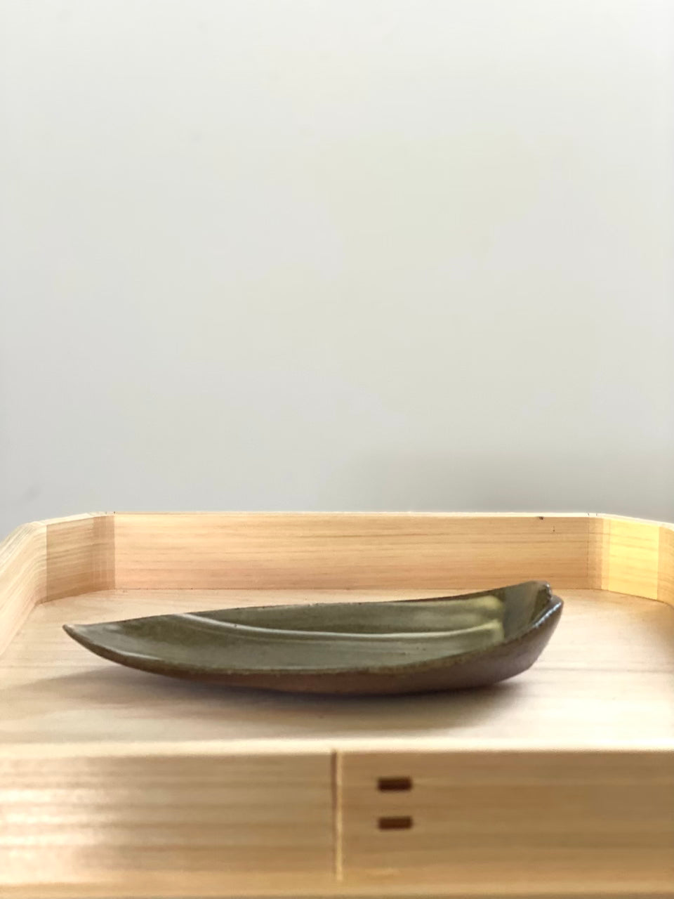 Japanese Bamboo Leaf Dish