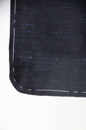 Zenbu Home 'Koai' Black Blue indigo Raw Silk Kimono Elegant Traditional Japanese Fashion Design Buy