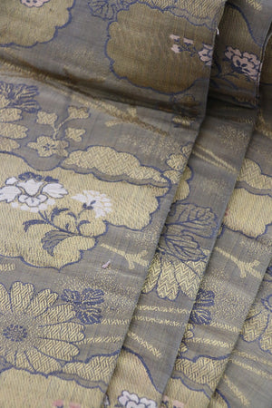 Zenbu Home 'Kin Kaou' Golden Peony Hanhaba style Heavy Silk Obi Sash Elegant Traditional Japanese Antique Design Buy