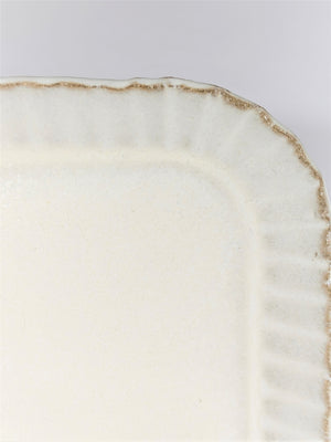Buy this handmade, milk glazed ceramic tray and other gorgeous Japanese homewares at ZenbuHome.com