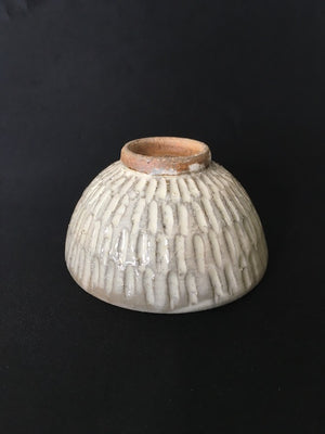 Stitch in time handmade Japanese ceramic bowl from Zenbu Home