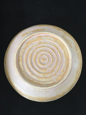 Moon shadow handmade Japanese ceramic plate at Zenbu Home