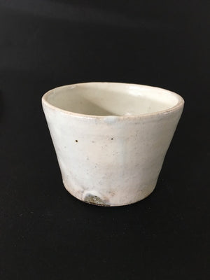 simple but stylish, handmade Japanese Ice Glaze ceramic cup