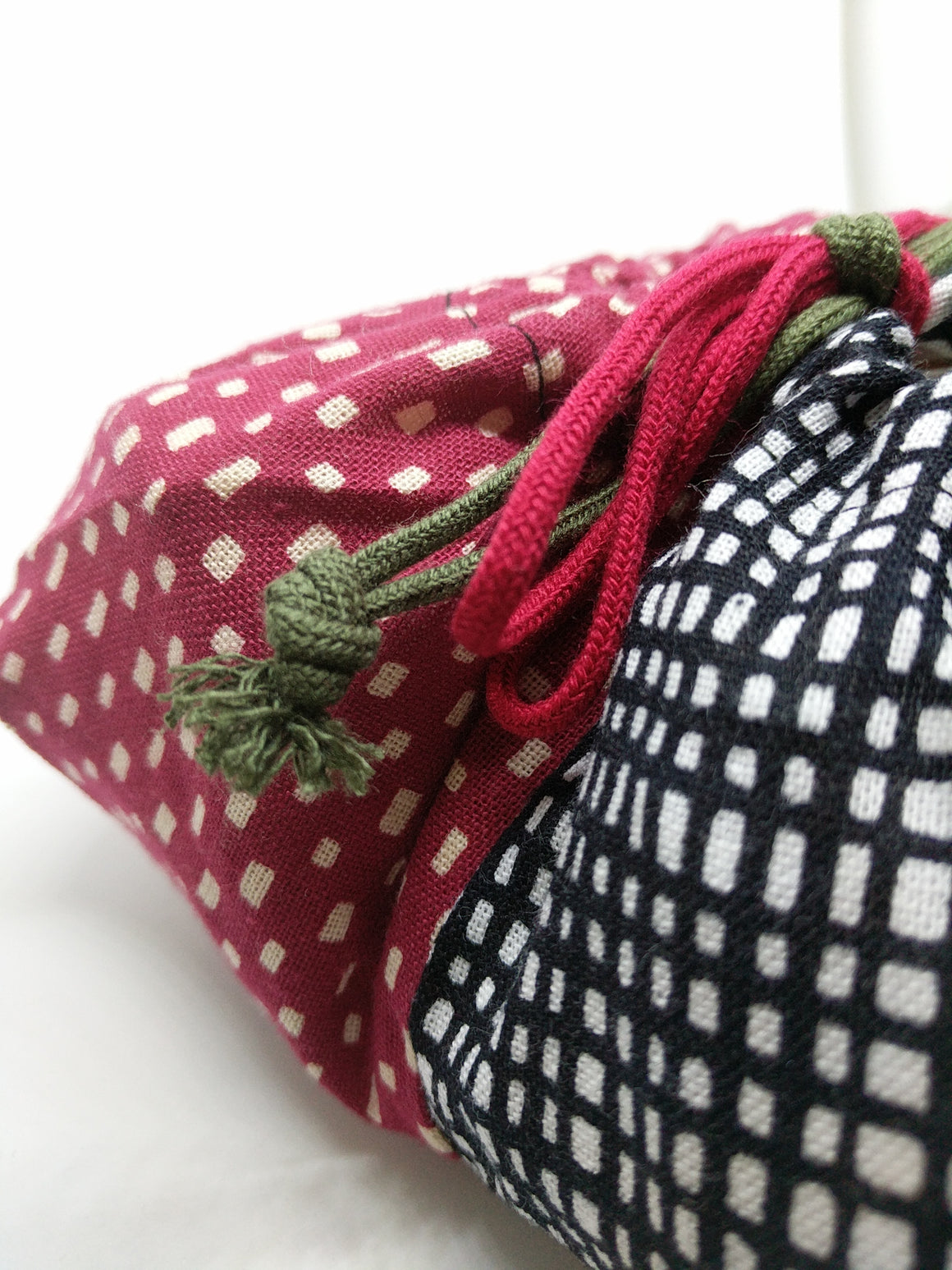 Kyoto designer cotton drawstring bag